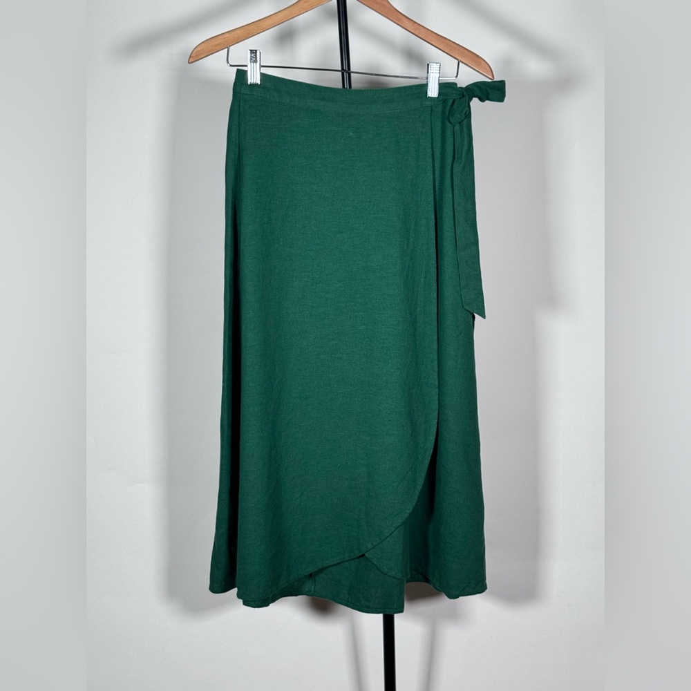 NWOT JCrew Factory Pull-on faux-wrap skirt
